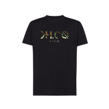 Charger l&#39;image dans la galerie, KH.CO Green Camouflage - T-shirt Homme Noir
