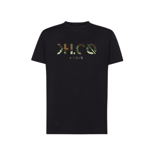 KH.CO Green Camouflage - T-shirt Homme Noir