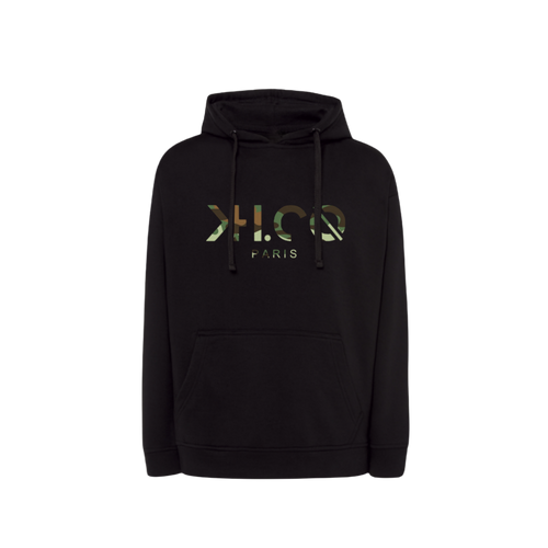 KH.CO Vert Camouflage - Hoodies Homme Noir