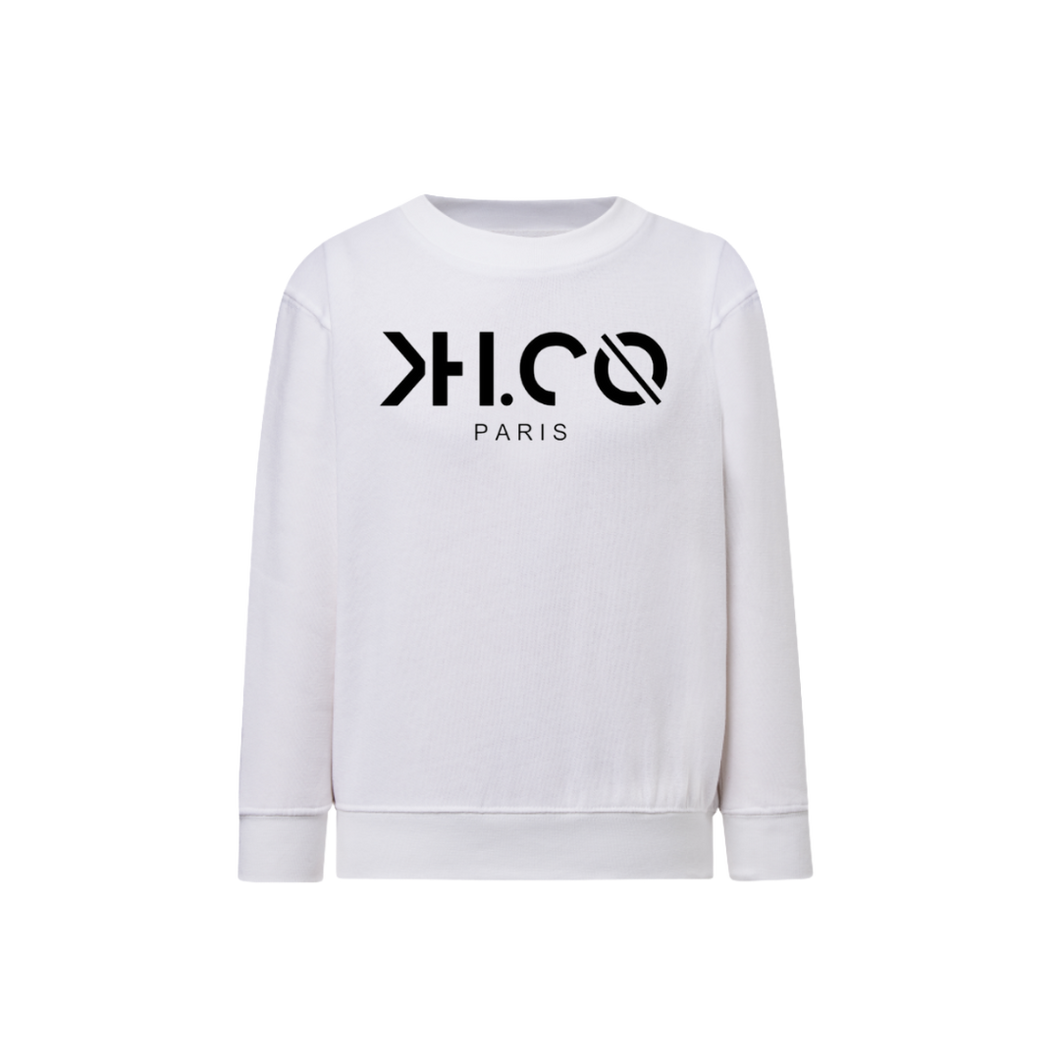 KH.CO Original - Sweat Enfant Blanc