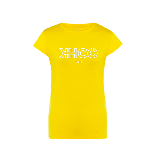 KH.CO Néon - T-Shirt Femme Jaune