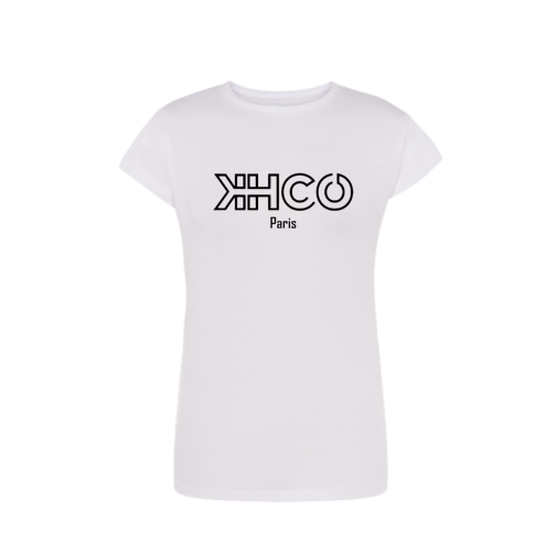 KH.CO Néon - T-Shirt Femme Blanc